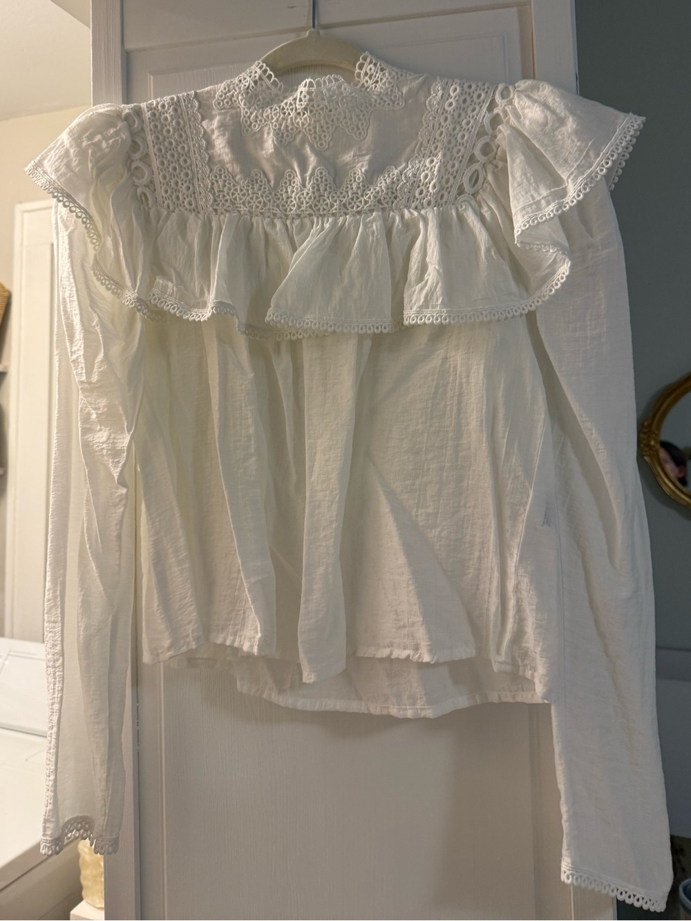 Sabrina Musayev White Blouse
